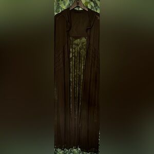 Floor length cover up